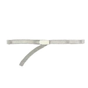 2for$38 Sliver rhinestone belt rectangle buckle